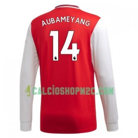 Arsenal Pierre-Emerick Aubameyang 14 Maglia Prima 2019/2020 Manica Lunga